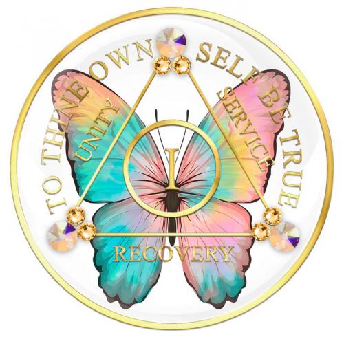 front of medallion